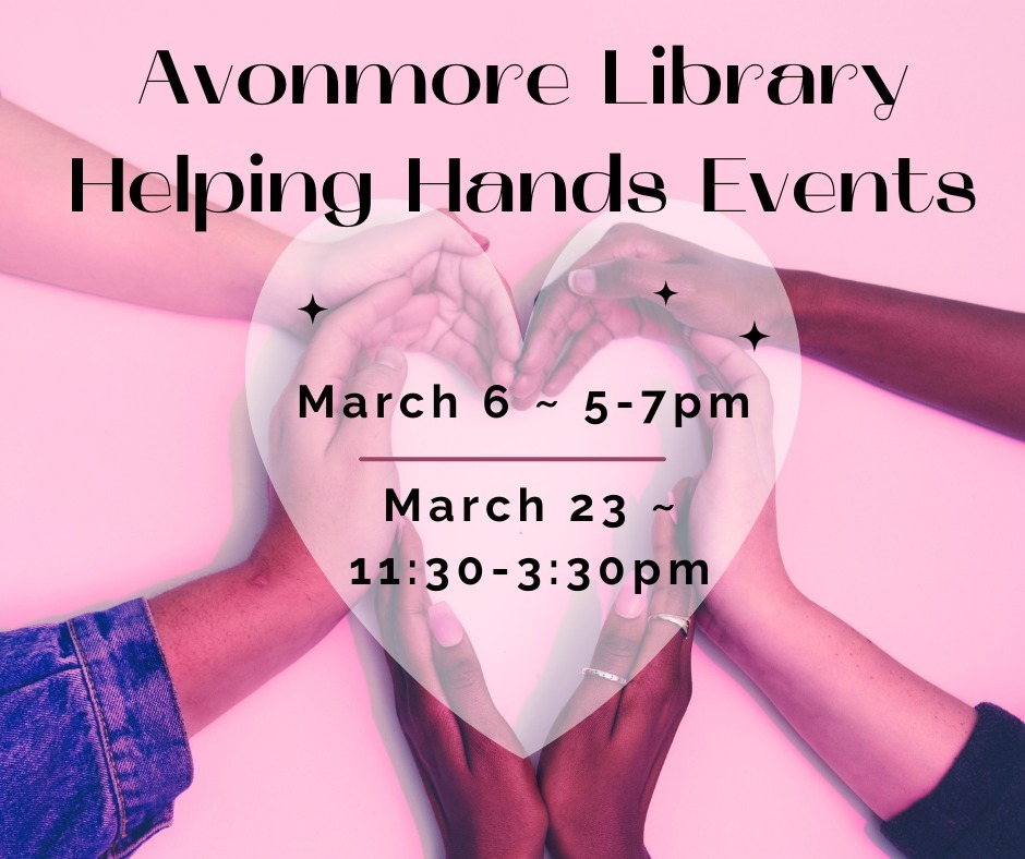 Join the Avonmore Library Volunteer Effort: Upcoming Helping Hands Events